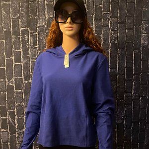 Woman Blue Hoodie